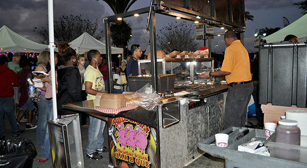 customized concession cart